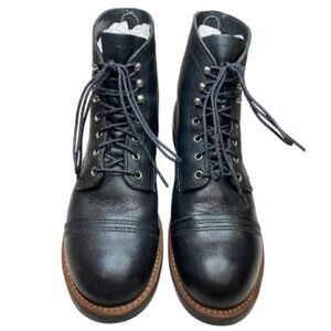 Red Wing 6” Iron Ranger 8114 Black Harness Leather Boots Men’s 11D EUC